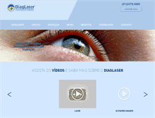 Tablet Screenshot of diaglaser.com.br